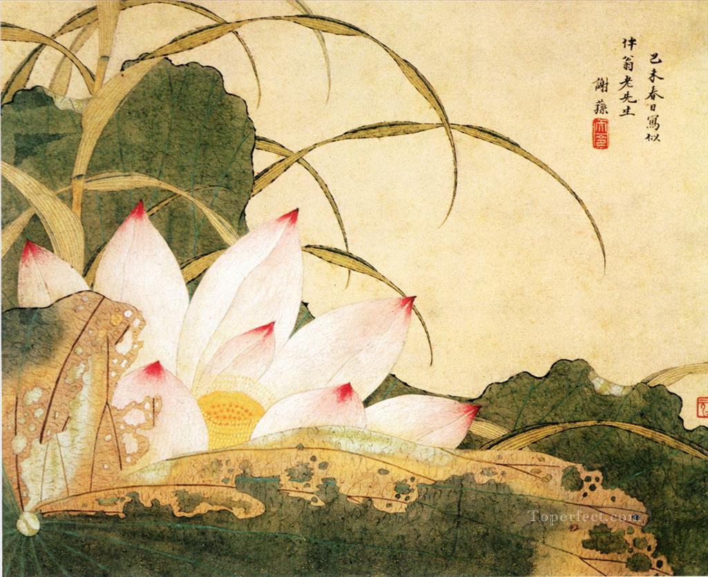 Xiesun lotus traditional China Oil Paintings